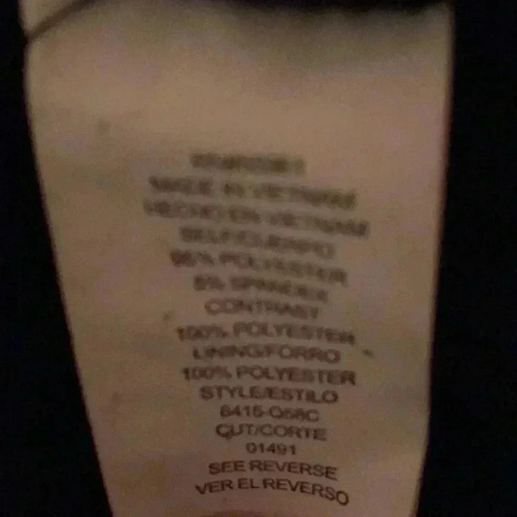 GUC DEB DESIGN WOMENS SZ SMALL EVENING FORMAL DRESS. BLACK CREAM TOP BEADED - Picture 6 of 7